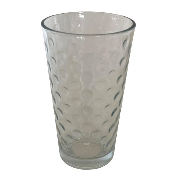 Vintage Libbey Glassware Coin Dot Tumbler Glass Set of 4 - 16 ounces Glasses - Picture 2 of 7